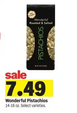Meijer Wonderful Pistachios offer