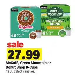Meijer McCafé, Green Mountain or Donut Shop K-Cups offer