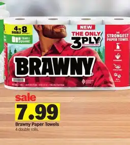 Meijer Brawny Paper Towels offer