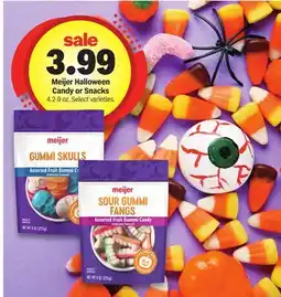 Meijer Meijer Halloween Candy or Snacks offer