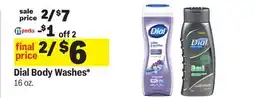 Meijer Dial Body Washes offer