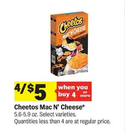 Meijer Cheetos Mac N'Cheese offer