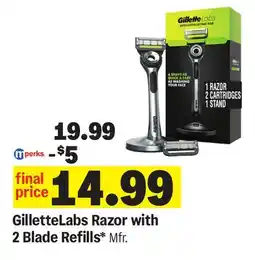 Meijer GilletteLabs Razor with 2 Blade Refills offer