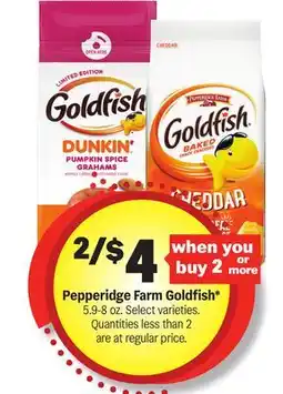 Meijer Pepperidge Farm Goldfish offer
