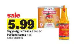 Meijer Tuyyo Agua Fresca 8.5 oz. or Peruana Sauce 7 oz offer