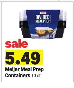 Meijer Meijer Meal Prep Containers offer