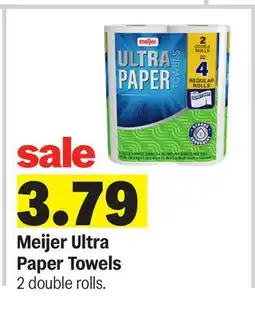 Meijer Meijer Ultra Paper Towels offer
