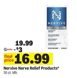 Meijer Nervive Nerve Relief Products offer