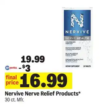 Meijer Nervive Nerve Relief Products offer