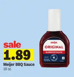 Meijer Meijer BBQ Sauce offer