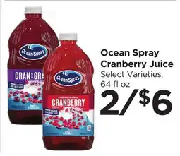 Food 4 Less Ocean Spray Cranberry Juice offer