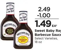 Food 4 Less Sweet Baby Ray's Barbecue Sauce offer