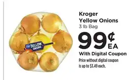 Food 4 Less Kroger Yellow Onions offer