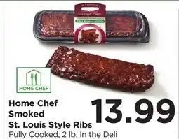Food 4 Less Home Chef Smoked St. Louis Style Ribs offer