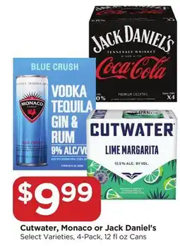 Food 4 Less Cutwater, Monaco or Jack Daniel's offer