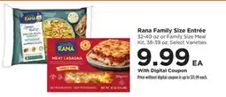 Food 4 Less Rana Family Size Entrée offer