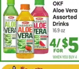 Tony’s Fresh Market OKF Aloe Vera Assorted Drinks offer