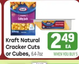 Tony’s Fresh Market Kraft Natural Cracker Cuts or Cubes offer