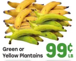 Tony’s Fresh Market Green or Yellow Plantains offer