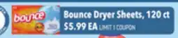 Tony’s Fresh Market Bounce Dryer Sheets offer