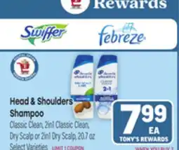 Tony’s Fresh Market Head & Shoulders Shampoo offer