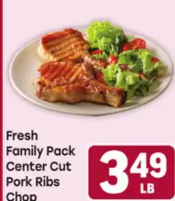 Tony’s Fresh Market Fresh Family Pack Center Cut Pork Ribs Chop offer