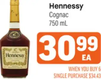 Tony’s Fresh Market Hennessy Cognac offer