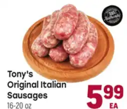 Tony’s Fresh Market Tony's Original Italian Sausages offer