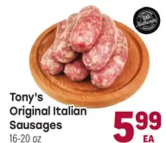 Tony’s Fresh Market Tony's Original Italian Sausages offer