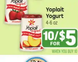 Tony’s Fresh Market Yoplait Yogurt offer