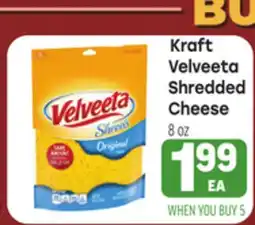 Tony’s Fresh Market Kraft Velveeta Shredded Cheese offer
