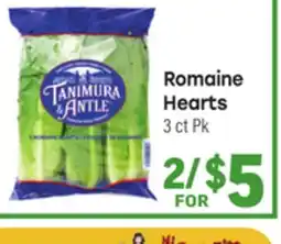Tony’s Fresh Market Romaine Hearts offer