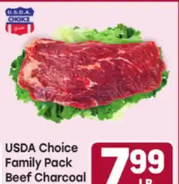 Tony’s Fresh Market USDA Choice Family Pack Beef Charcoal offer