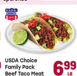 Tony’s Fresh Market USDA Choice Family Pack Beef Taco Meat offer