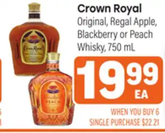 Tony’s Fresh Market Crown Royal offer