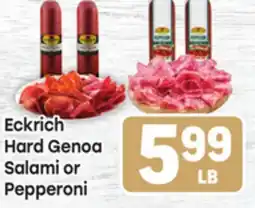 Tony’s Fresh Market Eckrich Hard Genoa Salami or Pepperoni offer