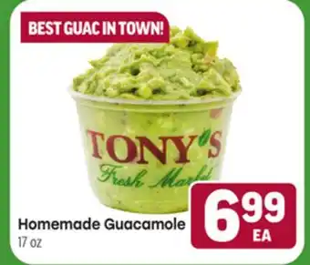 Tony’s Fresh Market Homemade Guacamole offer