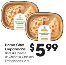 Kroger Home chef empanadas offer