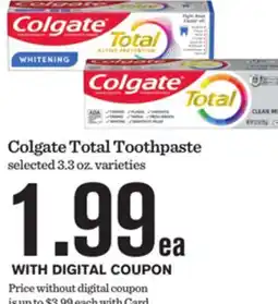 Mariano's Colgate Total Toothpaste offer