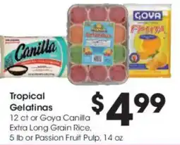Kroger Tropical Gelatinas offer