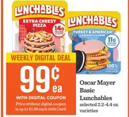 Mariano's Oscar Mayer Basic Lunchables offer