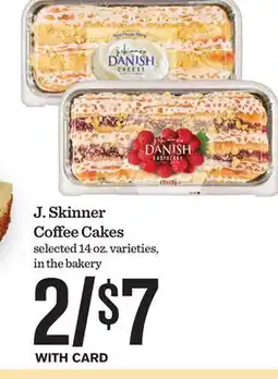 Mariano's J. Skinner Coffee Cakes offer