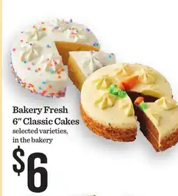 Mariano's Bakery Fresh 6 Classic Cakes offer