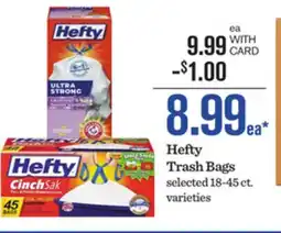 Mariano's Hefty Trash Bags offer