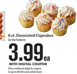 Mariano's 6 ct. Decorated Cupcakes offer