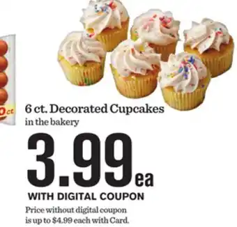 Mariano's 6 ct. Decorated Cupcakes offer