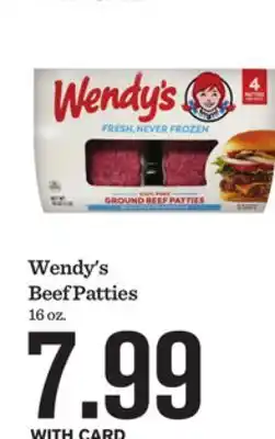 Mariano's Wendy's Beef Patties offer