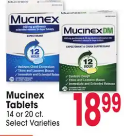 Jewel-Osco Mucinex Tablets offer