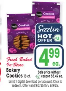Jewel-Osco Bakery Cookies offer