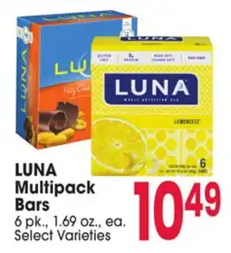 Jewel-Osco LUNA Multipack Bars offer
